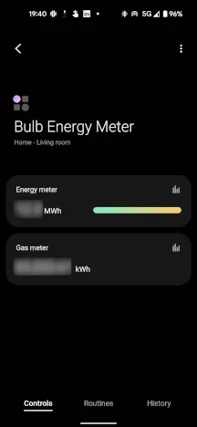 Bulb Energy Meter Landing Screen